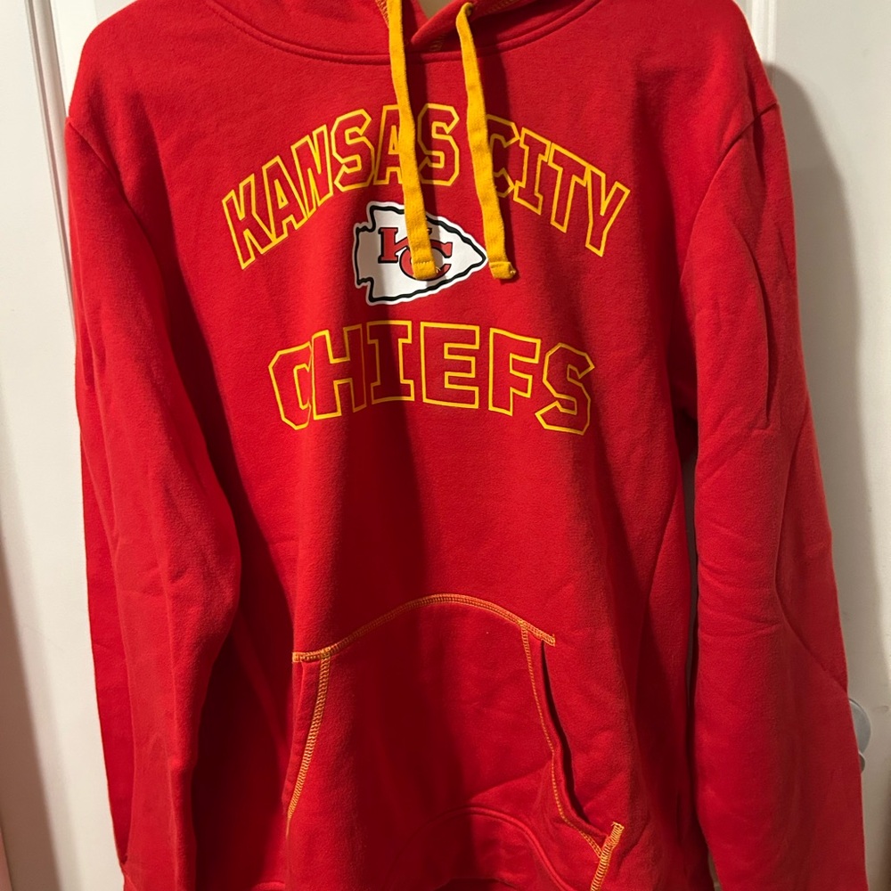 Kansas City Chiefs Red Hoodie - Large - NWOT